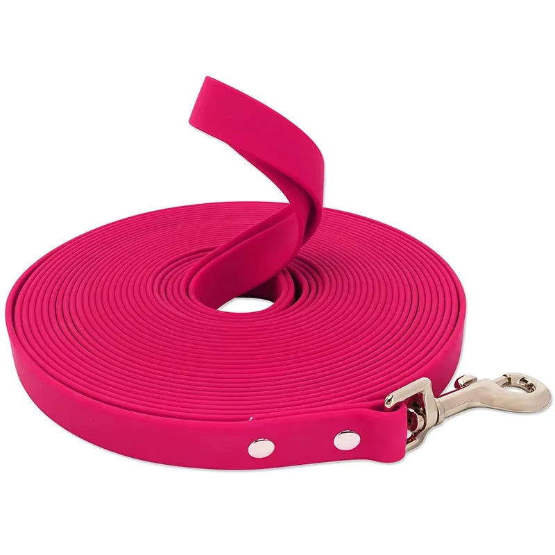 Dog Leash Waterproof Training Recall Long PVC Pet Leashes