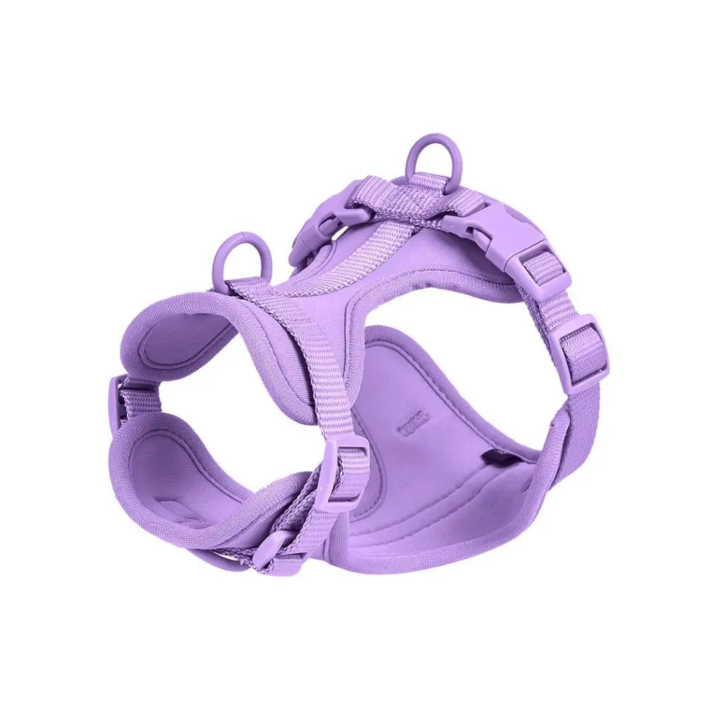 Fashion Candy Color Dog Harness Vest Reflective Breathable