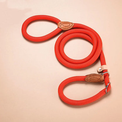 Adjustable Collar Harness Dog Leash Nylon Pet Lead Leash