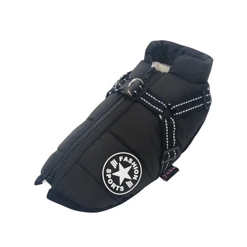 Winter Dog Clothes for Small Dogs Warm Fleece Large Dog Jacket