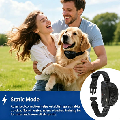 Automatic Anti-barking Click Training Waterproof Shock Collar