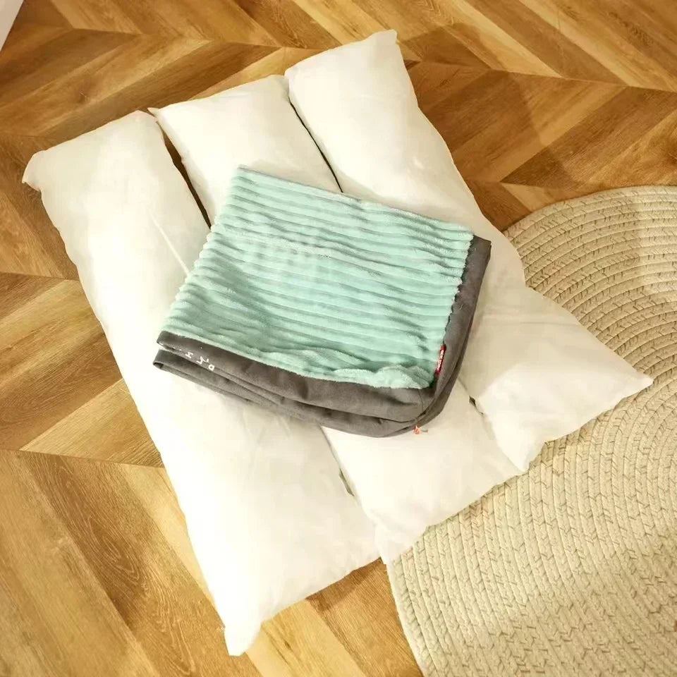Big Dog Mat Corduroy Pad for Medium Large Dogs Oversize Pet Sleeping Bed