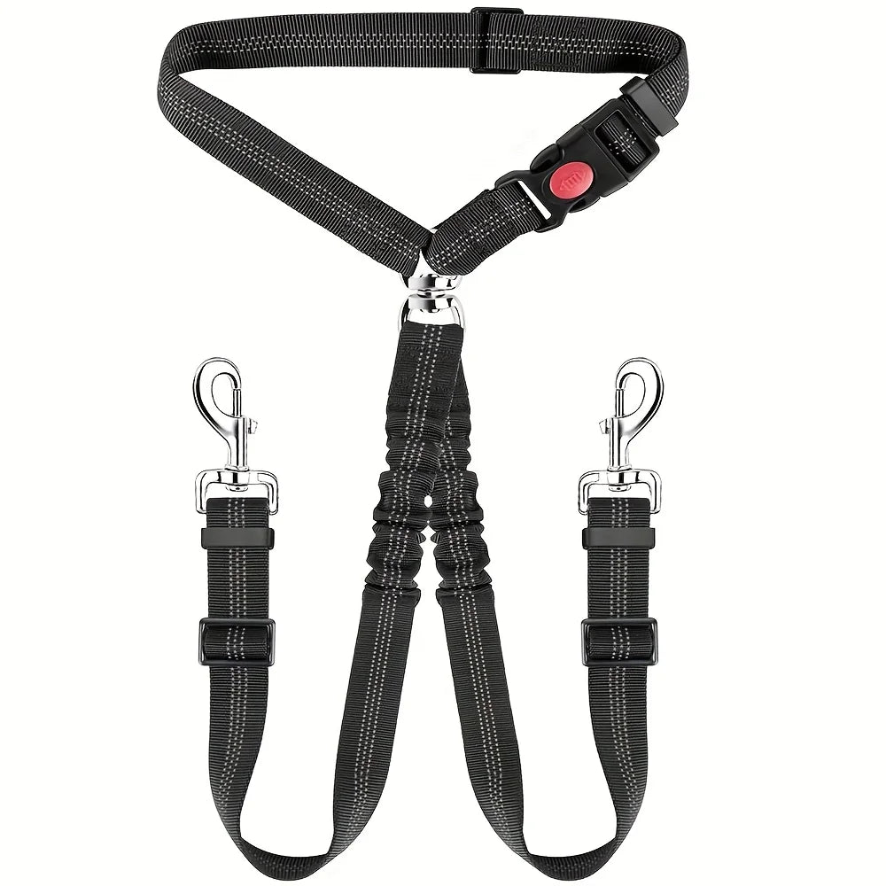 Dog Seat Belt for Car,Dog Car Harness Seatbelt Adjustable