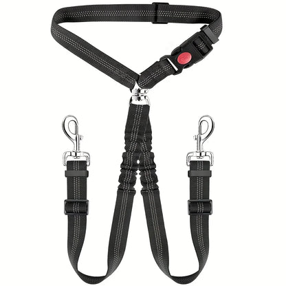 Dog Seat Belt for Car,Dog Car Harness Seatbelt Adjustable