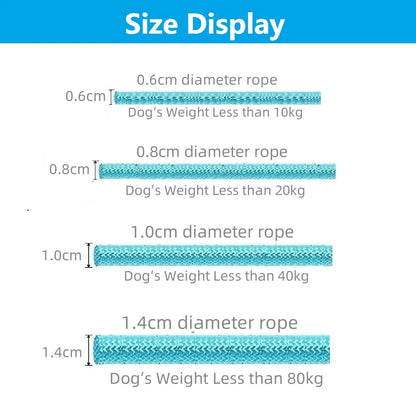 Dog Leash Slip Rope Lead Leash Heavy Duty Braided