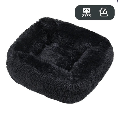 Dog Bed Super Soft Washable Long Plush Pet Kennel Deep Sleep Dog House Velvet Mats Sofa Pet Cat Bed For Dog Basket