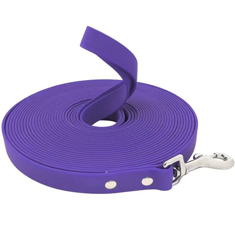 Dog Leash Waterproof Training Recall Long PVC Pet Leashes