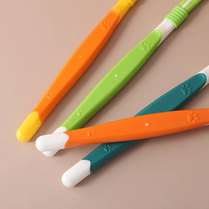 Dog Plastic Toothbrush Removing Tartar Cleaning Mouth Pet Care