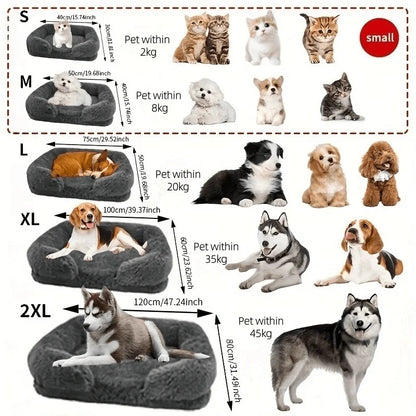 Calming Dog Bed Orthopedic Memory Foam Sofa Couch