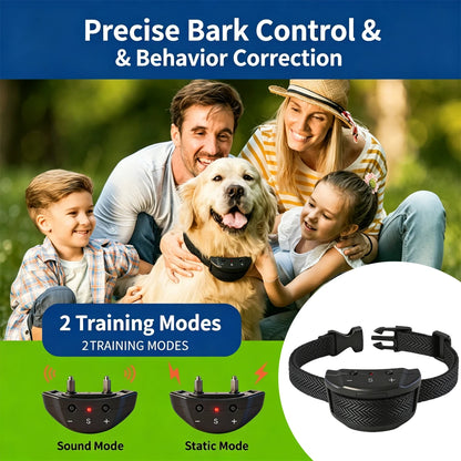Automatic Anti-barking Click Training Waterproof Shock Collar
