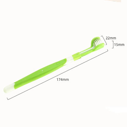 Dog Plastic Toothbrush Removing Tartar Cleaning Mouth Pet Care
