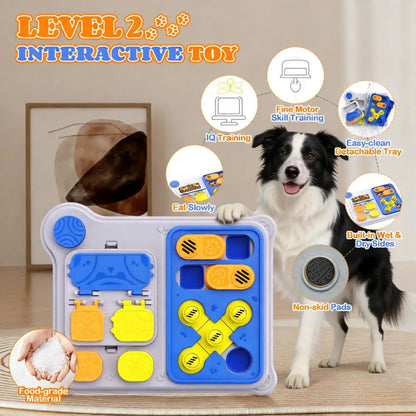 Dog Puzzle Toy & Pet Feeder  Treat Dispensing Toy