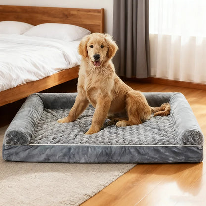 Dog Bed Memory Foam Mat Dog Accessories Waterproof