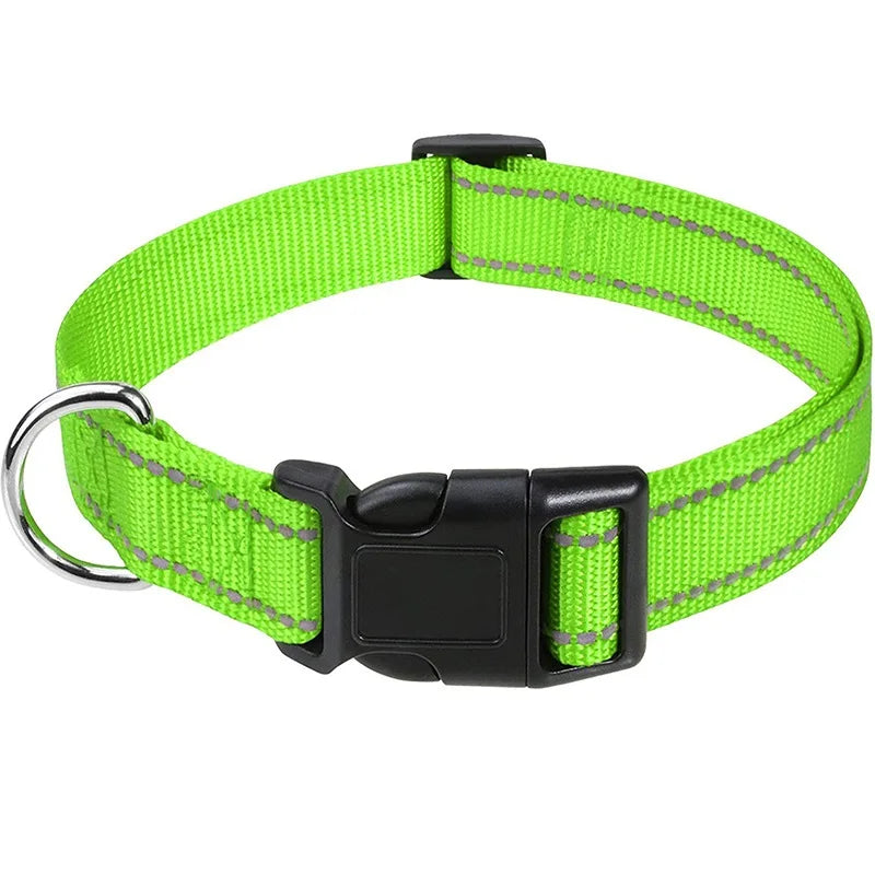 10 Colors Pet Dog Collar Nylon Neck Collar for Small Mdium