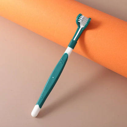 Dog Plastic Toothbrush Removing Tartar Cleaning Mouth Pet Care