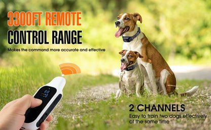 800m Digital Dog Training Collar Waterproof Rechargeable