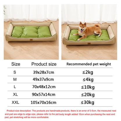 Four Season Square Dog Bed for Large Dog Mattress Bite-resistant