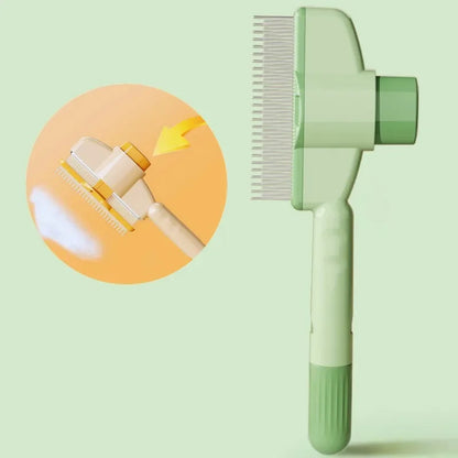 Dog Comb Pet Hair Remover One Button Dogs Brush