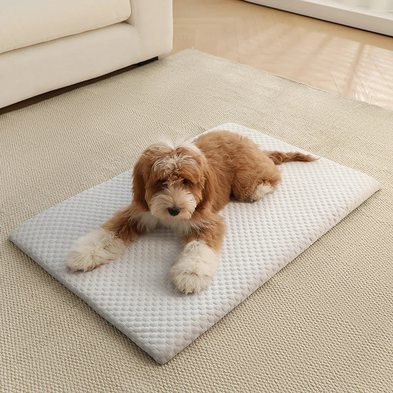 New Summer Ice Silk Cooling Pet Mat Thick Breathable Dog Bed Pad