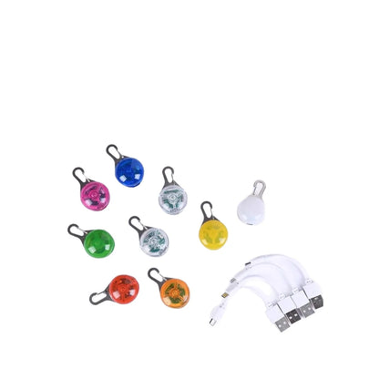 LED Pet Dog Collar USB/Battery Luminous Night Light Collar