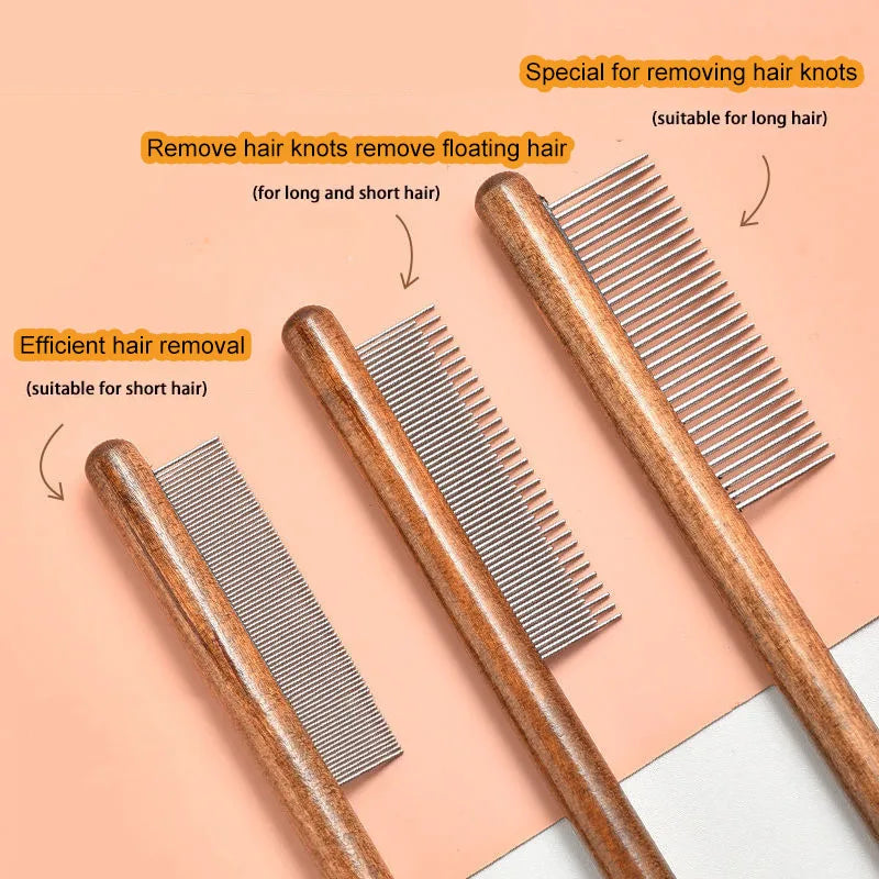 Pet Flea Comb Cat Dog Comb for Fleas Ticks Removal