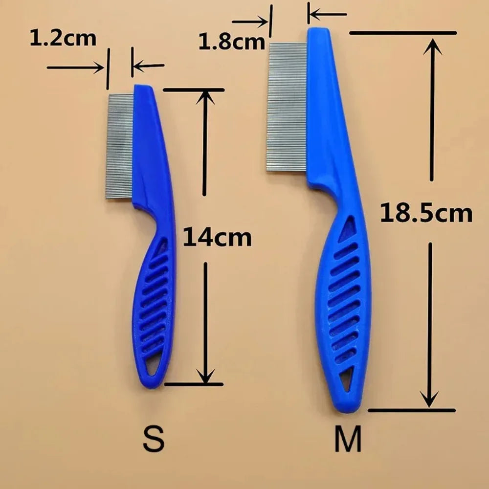 Pet Hair Shedding Comb Stainless Steel Flea Comb