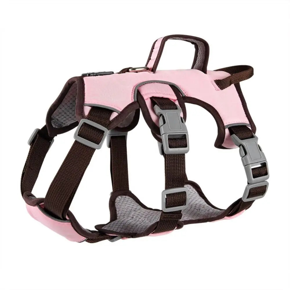 Adjustable Reflective Puppy Chest Strap Oxford Breathable Dog Harness