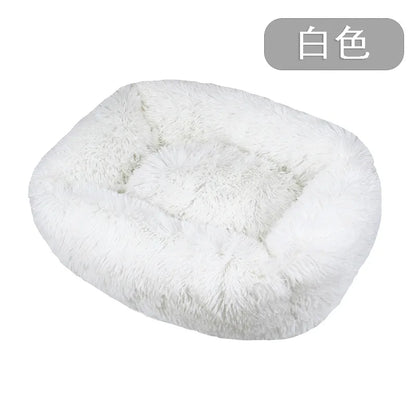 Dog Bed Super Soft Washable Long Plush Pet Kennel Deep Sleep Dog House Velvet Mats Sofa Pet Cat Bed For Dog Basket