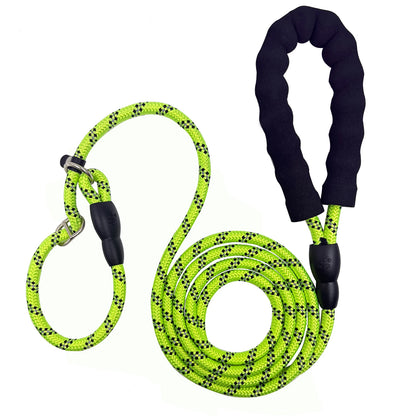 Slip Rope Dog Leash Training 1.7M Adjustable Loop Collar