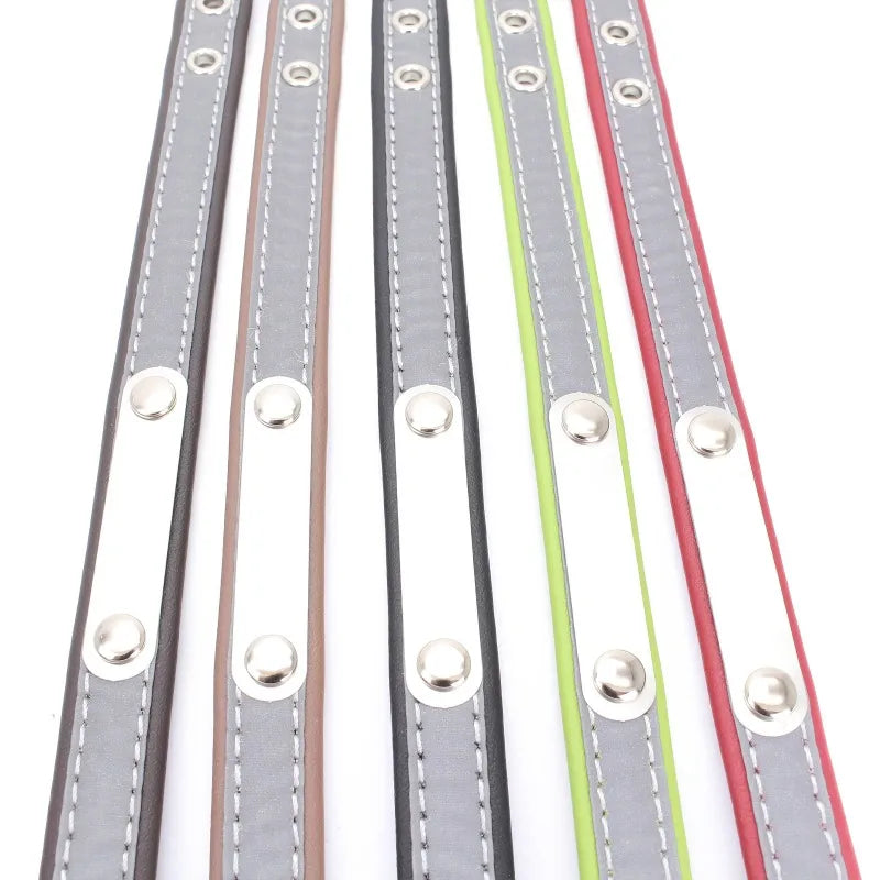 Engrave Reflective Dog Collar Custom Pet Collars Cat ID Tag