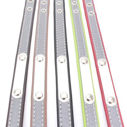 Engrave Reflective Dog Collar Custom Pet Collars Cat ID Tag