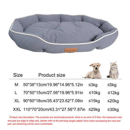 Four Season Square Dog Bed for Large Dog Mattress Bite-resistant