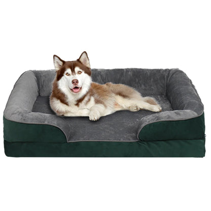 Extra Large Orthopedic Dog Bed Washable Sofa Bed, Support Foam