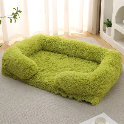 Luxury Winter Warm Large Dog Sofa Bed Dog Kneel Cat Mats House Cushion