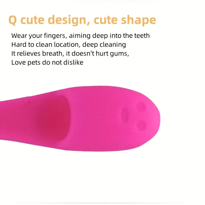 1pc Pet Silicone Finger Toothbrush Dog Toothbrush