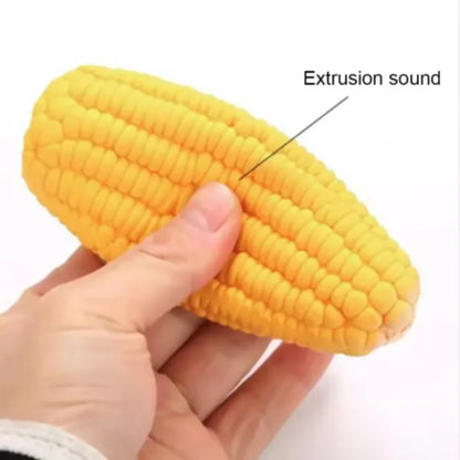 Sound Corn Dog Toys for Puppies Grinding Teeth Cleansing