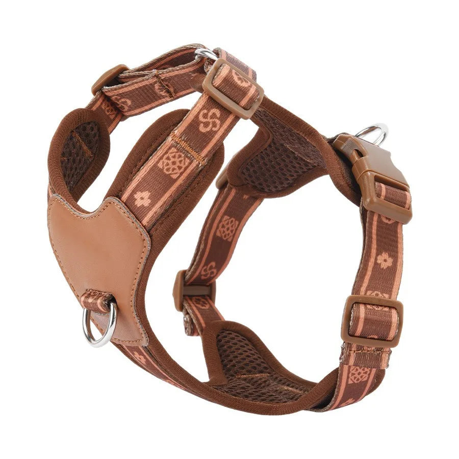 Pet Dog Harness with Durable Webbing  Anti-Deformation Alloy Ring
