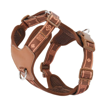 Pet Dog Harness with Durable Webbing  Anti-Deformation Alloy Ring