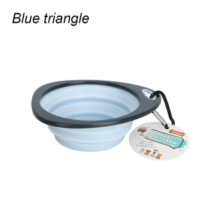 Pet Folding Silicone Bowl Collapsible Pet Outdoor