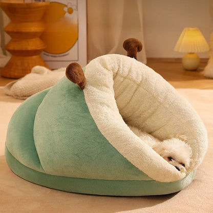 Soft Dog Bed Sofa Warm Plush Pet Kennel for Small Medium Dogs