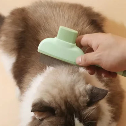 Self-Cleaning One-Button Dog Comb Pet Hair Remover
