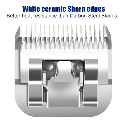 Detachable Pet Grooming Dog Trimmer Replacement Ceramic Blade Compatible