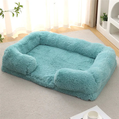 Luxury Winter Warm Large Dog Sofa Bed Dog Kneel Cat Mats House Cushion