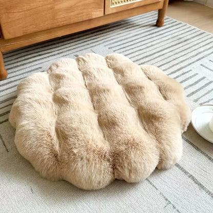 New Round Cat Mat Non-Slip Bottom Insulation Feature Round Pet Mat