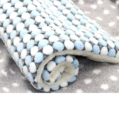Flannel Pet Mat Dog Bed Cat Bed Thicken Sleeping Mat Dog Blanket