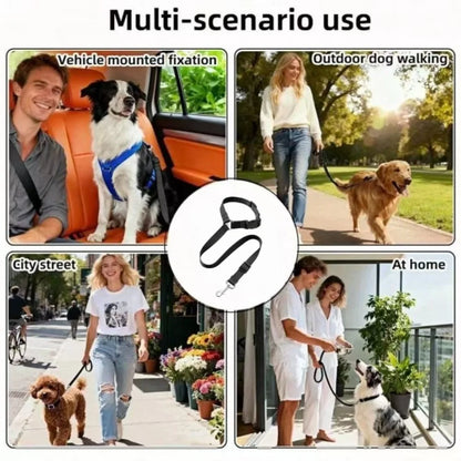 Pet Car Seat Belt, Nylon Leash, Rear Seat Belt
