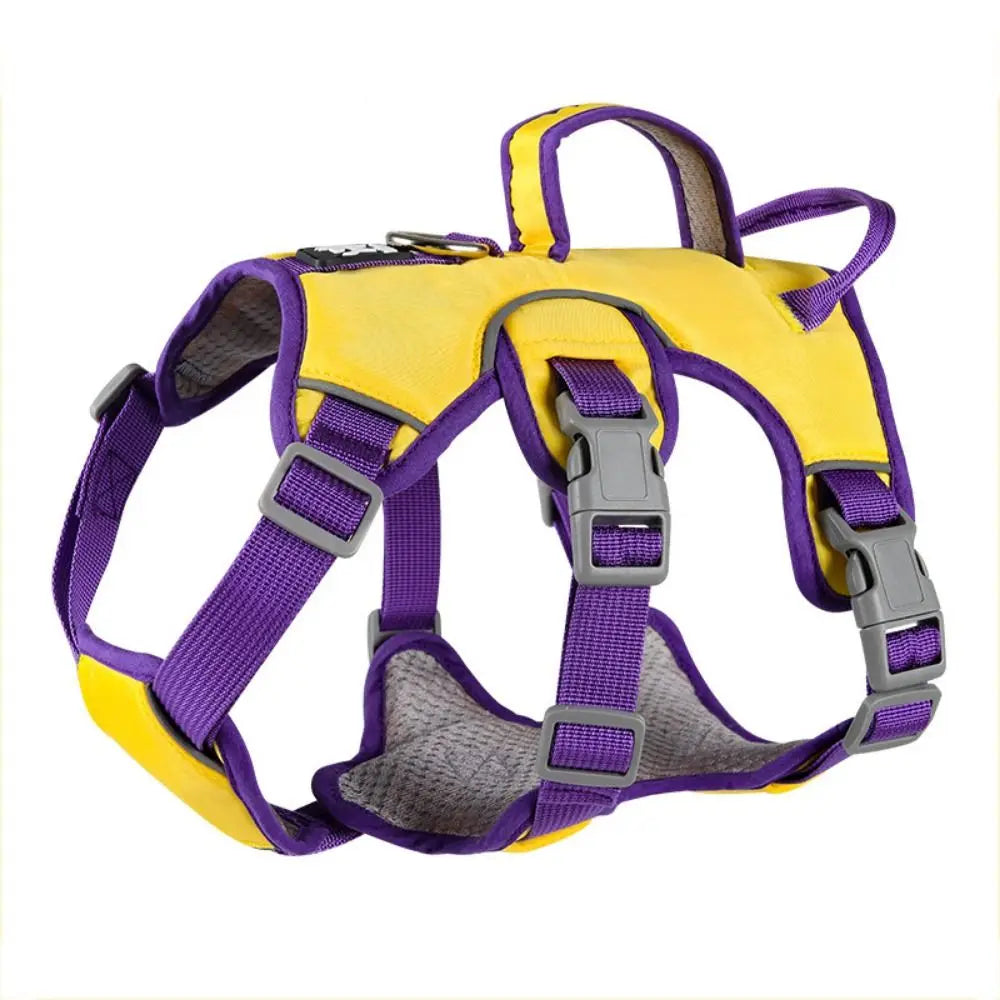 Adjustable Reflective Puppy Chest Strap Oxford Breathable Dog Harness