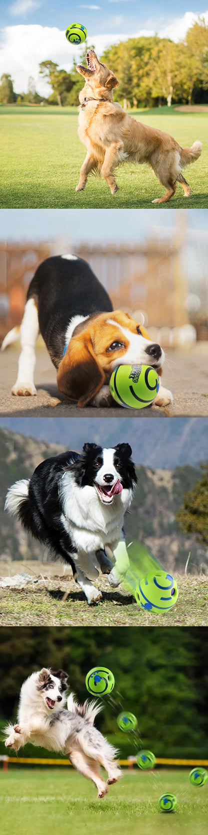 Dog Toy Wobble Wag Giggle Glow Ball Interactive Toy Fun