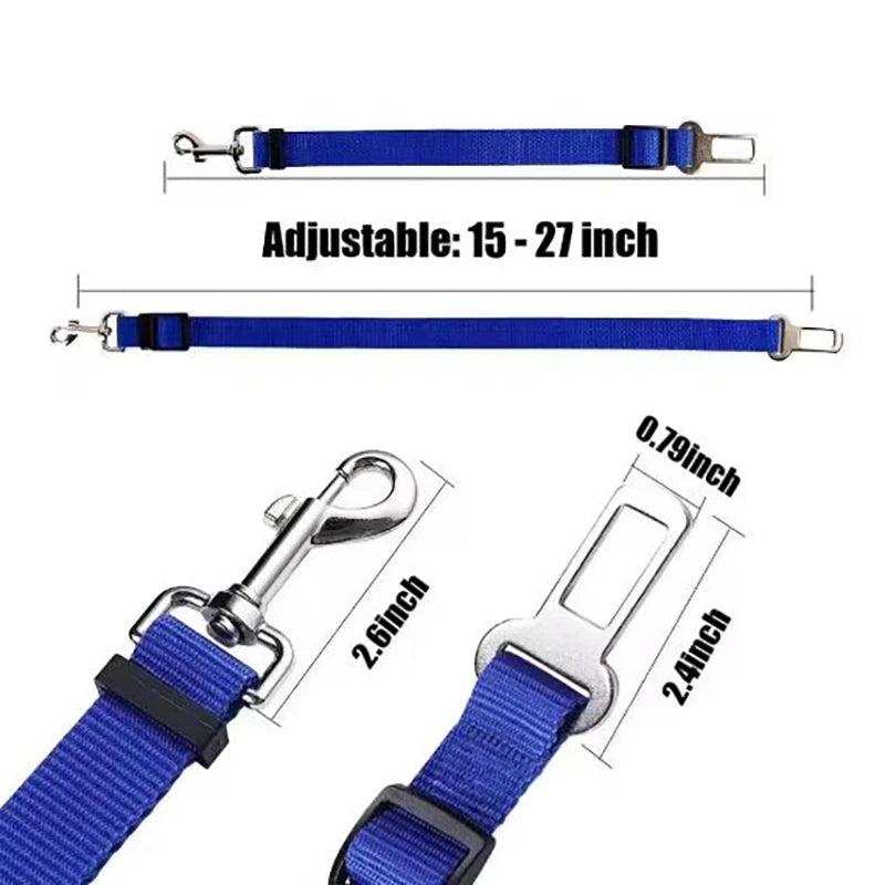 New Dog Car Seat Belt Safety Protector Travel Pets Accessories