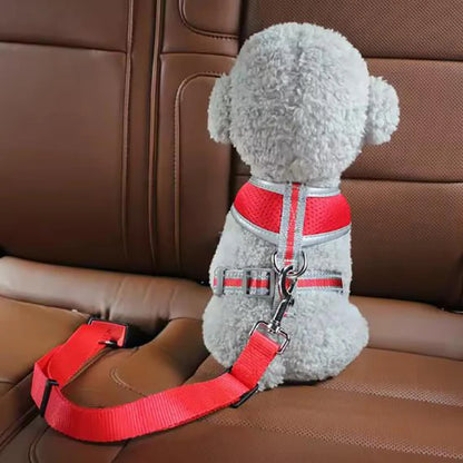 New Dog Car Seat Belt Safety Protector Travel Pets Accessories